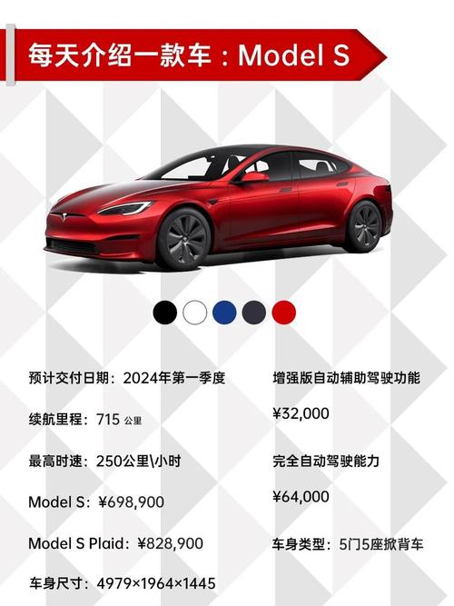 特斯拉车型一览表,特斯拉所有型号价格